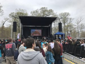outdoor college concert
